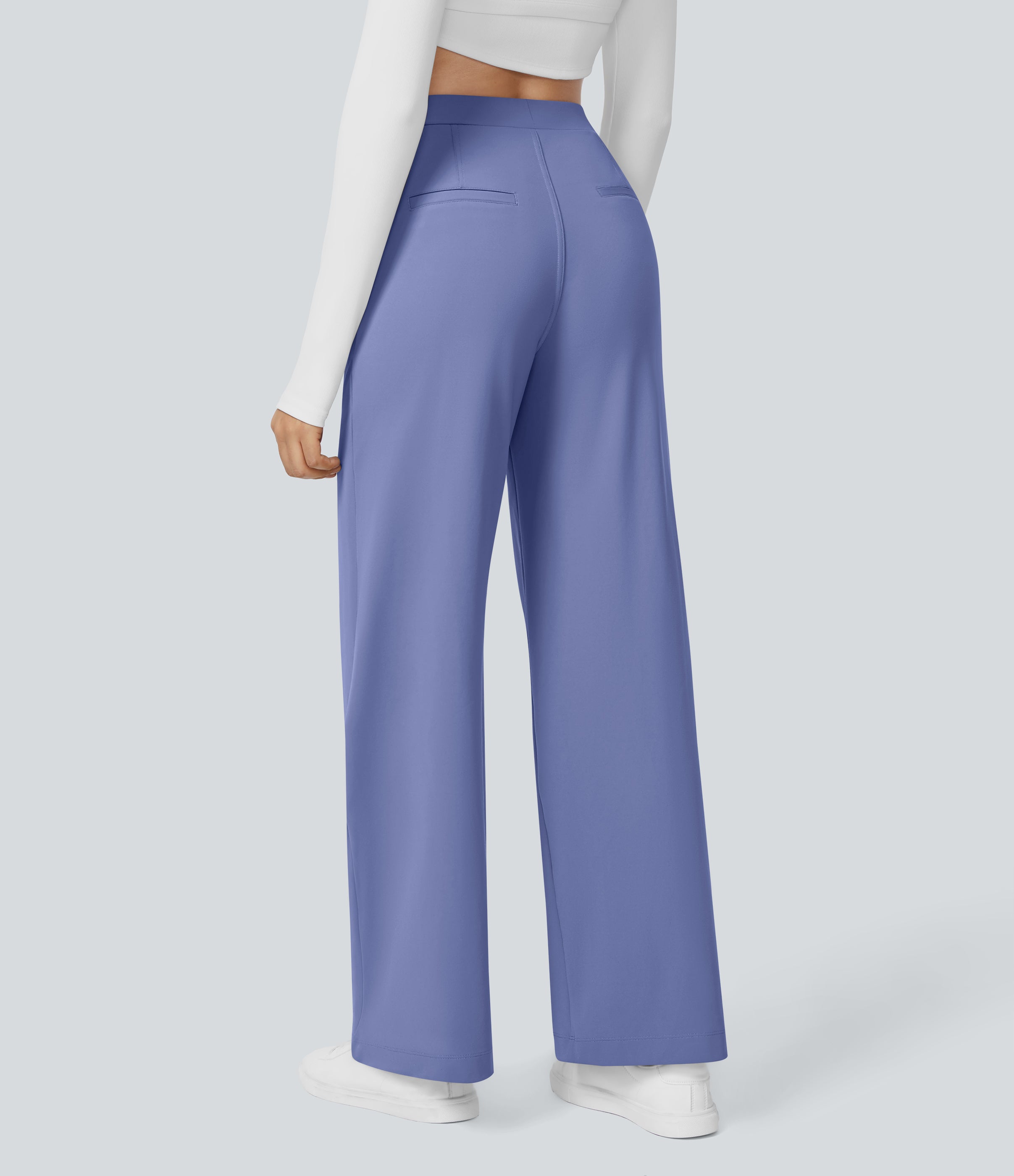 Pantalon Droit — Baby Blue — Vue de dos