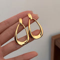 Earrings Gold — Modern Drop