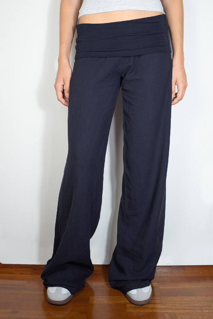 Pantalon Palazzo Bleu - détail