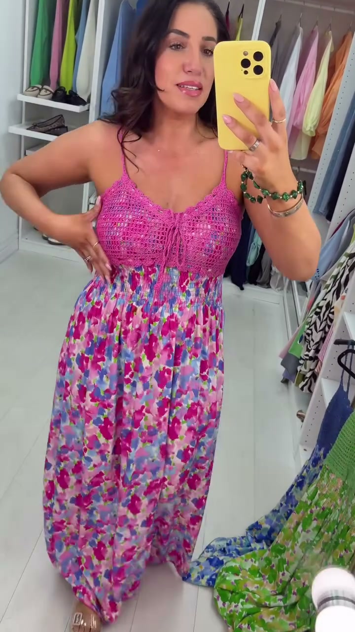 Vestido Bohemio Crochet